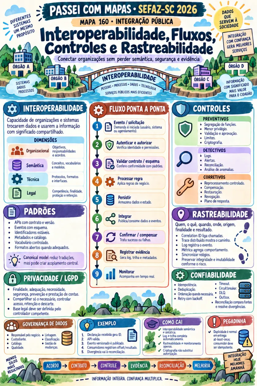 Mapa mental Interoperabilidade